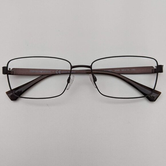 🕶️Emporio Armani EA1021 3049 Eyeglasses 55/17 140 /KAB224🕶️​ - Picture 1 of 6